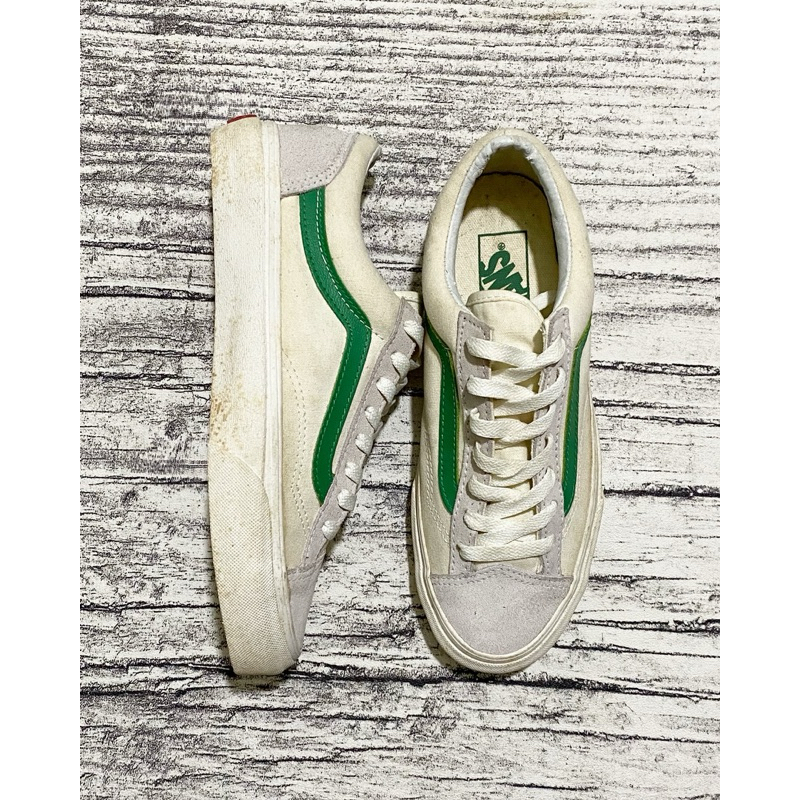 Sepatu Vans Style 36 Marshmallow Jolly Green Second