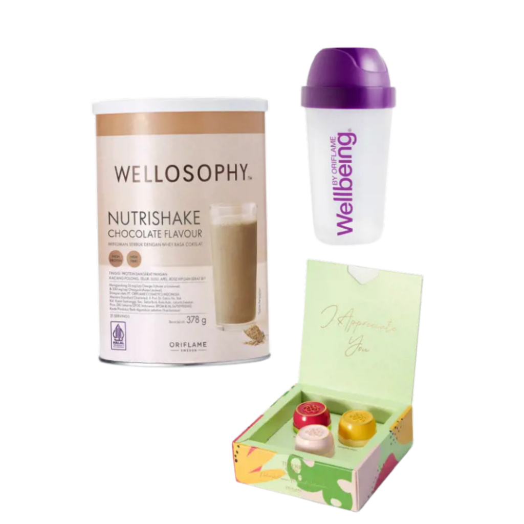 

SALE MURAAH!!! WELLOSOPHY Nutrishake + GRATIS Shaker + TENDERCARE SET