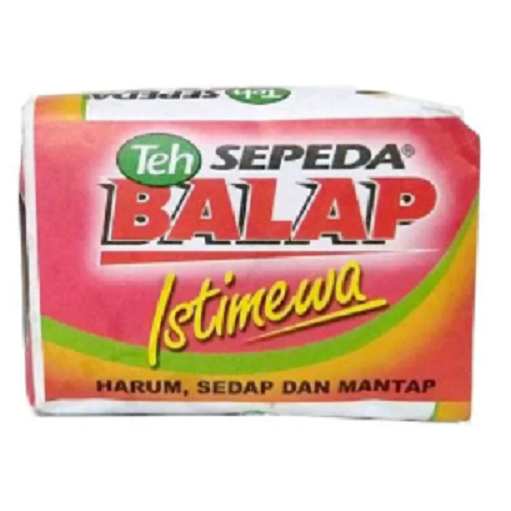 

teh tubruk sepeda balap merah 40