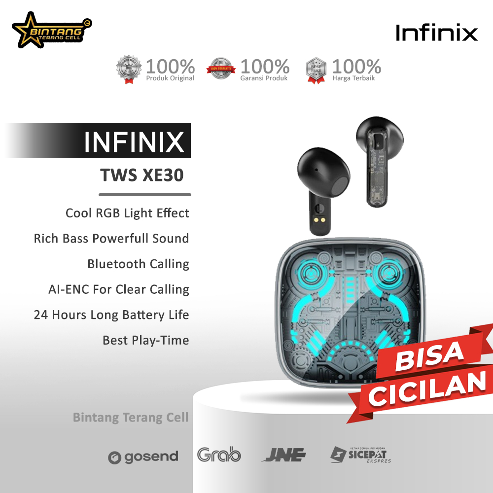 Infinix TWS XE30 Headset Bluetooth Original