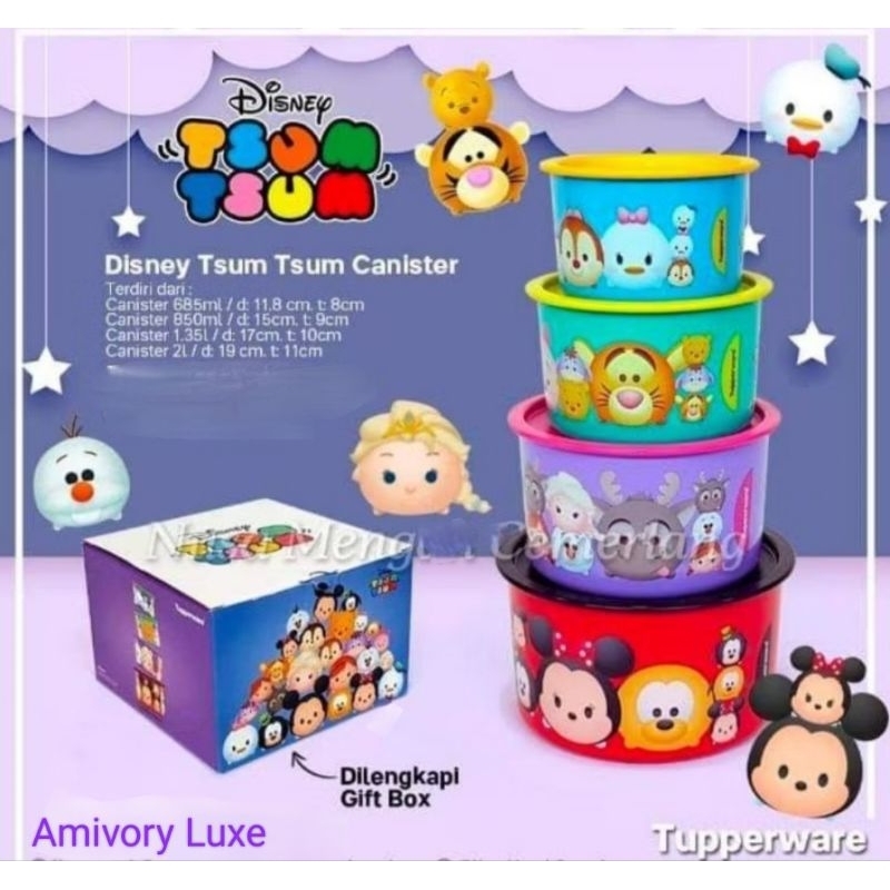 tsum tsum canister Tupperware