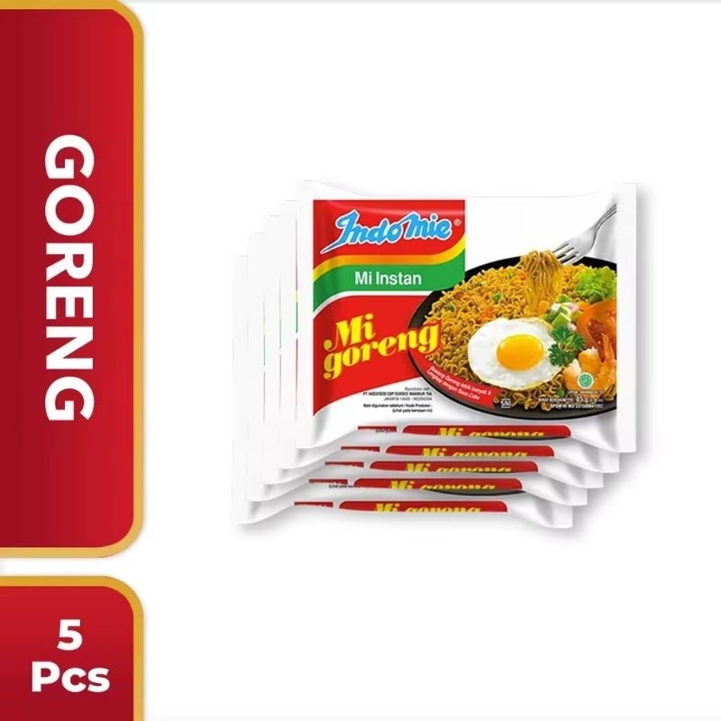 

Mi Goreng Instan ( paket 5 pcs)