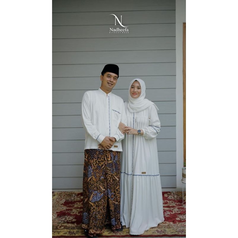 nadhefa famset putih