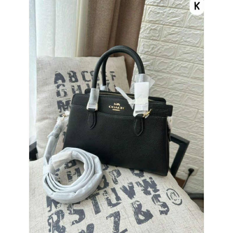 coach bag CH297 crossgrain darcie carryall black