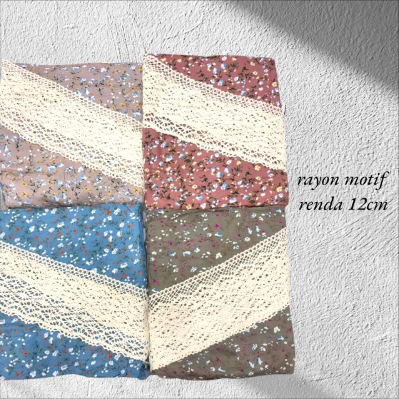 mukena rayon motif renda besar