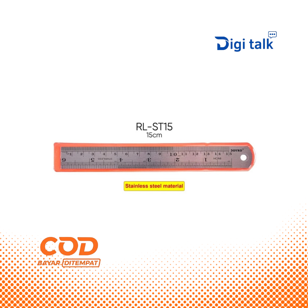 

Joyko Penggaris Besi 15 cm RL-ST15 Murah