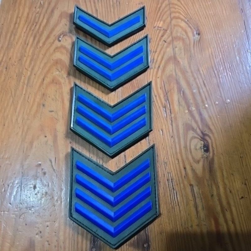 Patch Rubber/Emblem karet Pangkat TNI AL