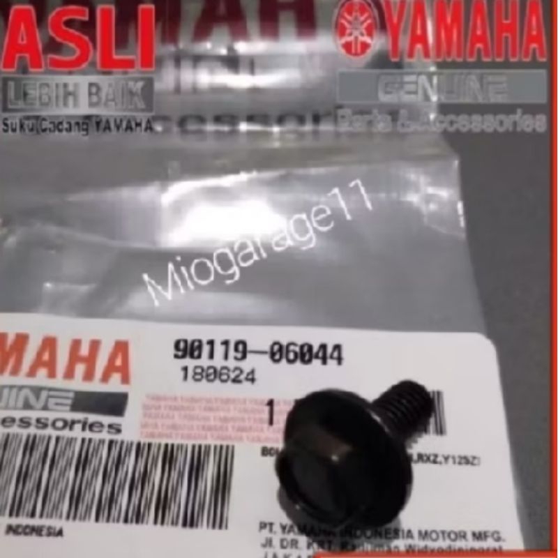 BOLT BAUT LAMPU DEPAN XEON  OLD - XEON RC ORIGINAL YAMAHA 90119-06044