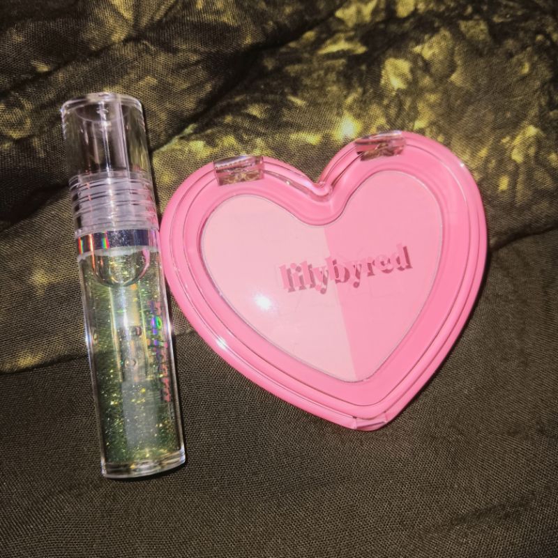 [READY STOCK] Lilybyred Luv Beam Cheek Duo Blush Mixtape Edition 2 Joy Beam + Free mini lip gloss pe