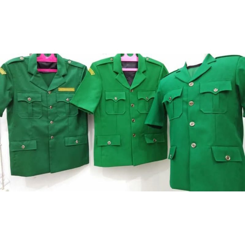 Jas Ansor Model soekarno pendek kancing variasi Sudah termasuk Bet Nama