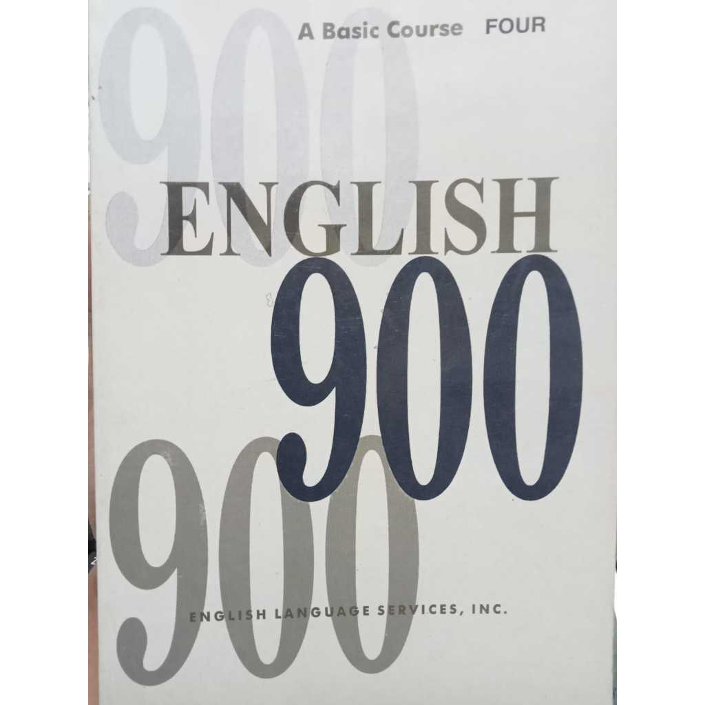 ENGLISH 900 ENGLISH LANGUAGE SERVICES