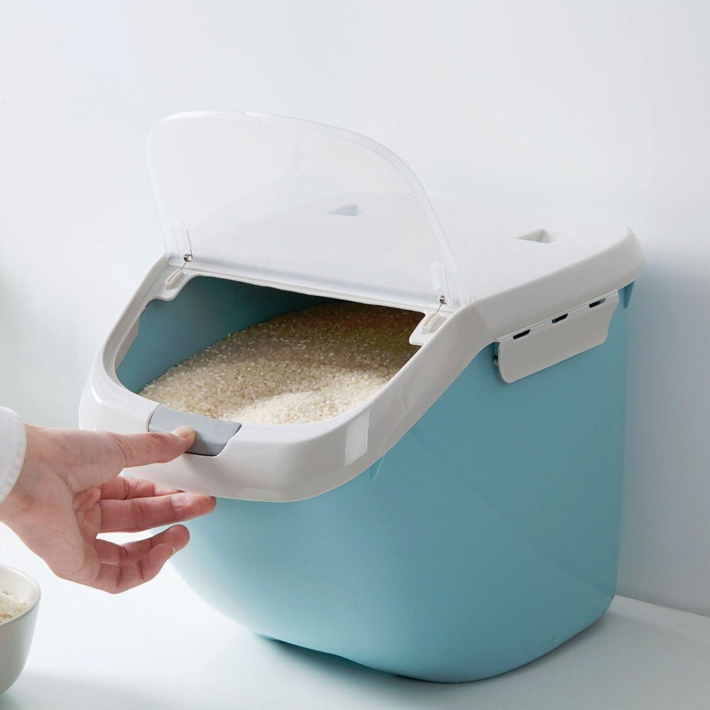 RICE STORAGE BOX DISPENSER BERAS 5KG TEMPAT BERAS 5 LITER