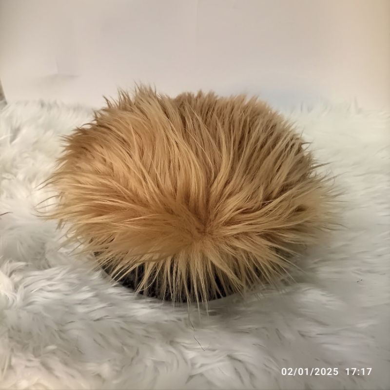 RK Topi wig cosplay rambut palsu panjang pria / topi wig rambut korea