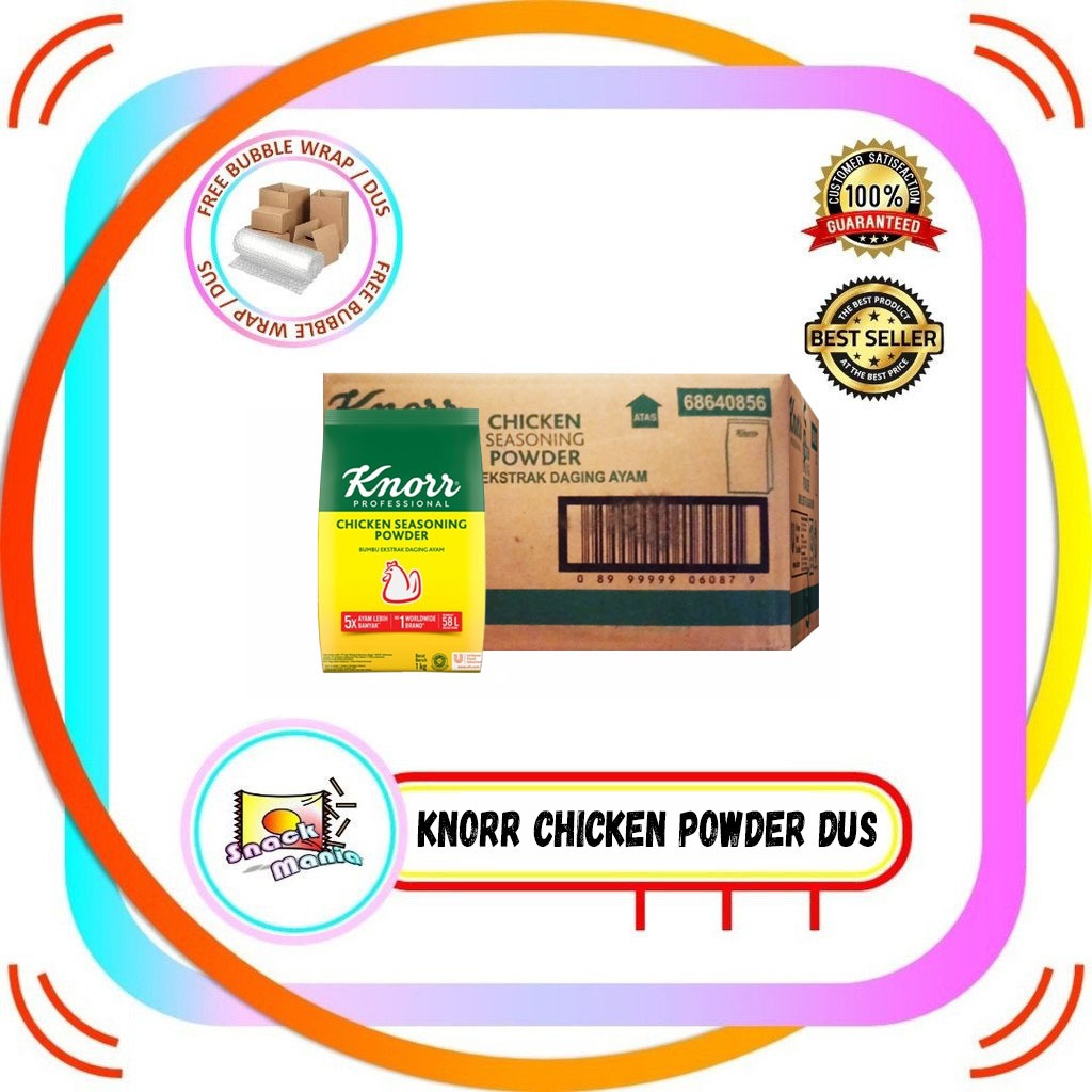 

Knorr Chicken Seasoning Powder 1 kg x 6 pcs Bubuk Kaldu Ayam