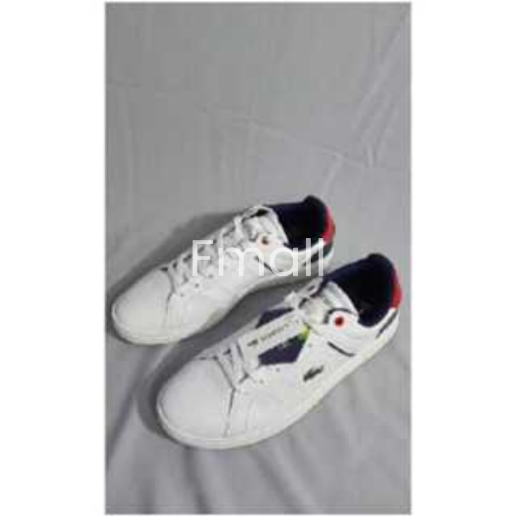 LCT24 Lacoste Original . warna white . sepatu tali sneaker