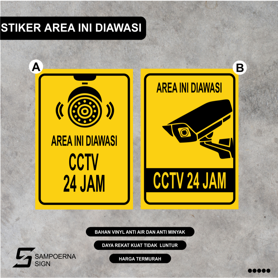 

Sticker CCTV / Stiker CCTV / Sticker CCTV 24 Jam / Stiker CCTV 24 Jam / Label Stiker CCTV / Stiker Keamanan