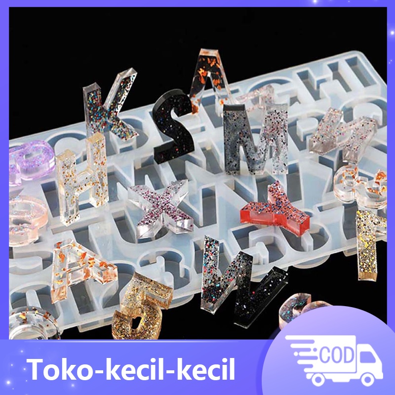 Cetakan Resin Gantungan Kunci /Cetakan Silikon Huruf