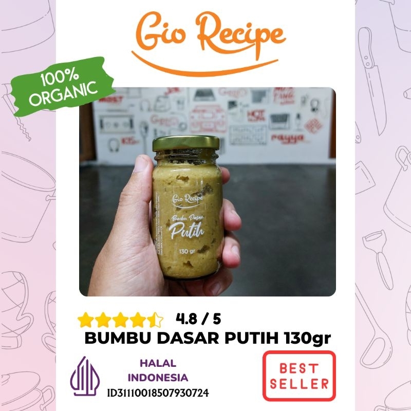 

Gio Recipe Bumbu Dasar Putih 130gr Package