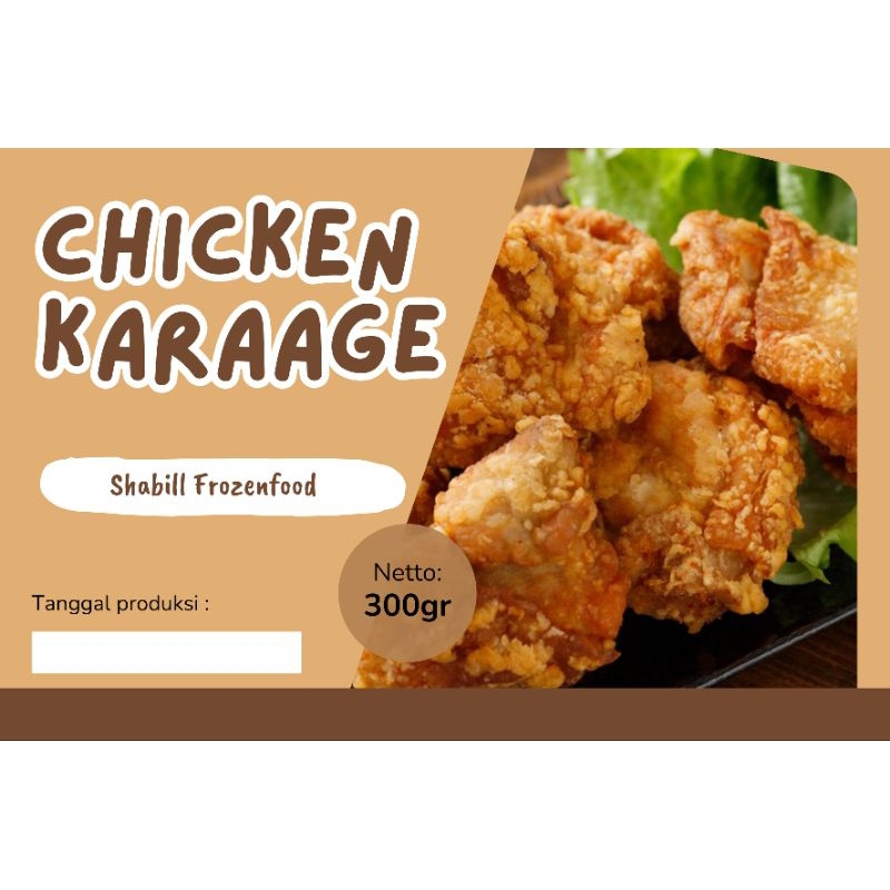 

Chicken karaage frozen, 300gr.