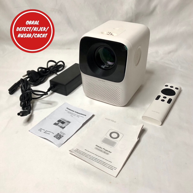 [OBRAL RIJEK] Proyektor Mini Home Projector Android 1080P 5000 Lumens - T2 Max