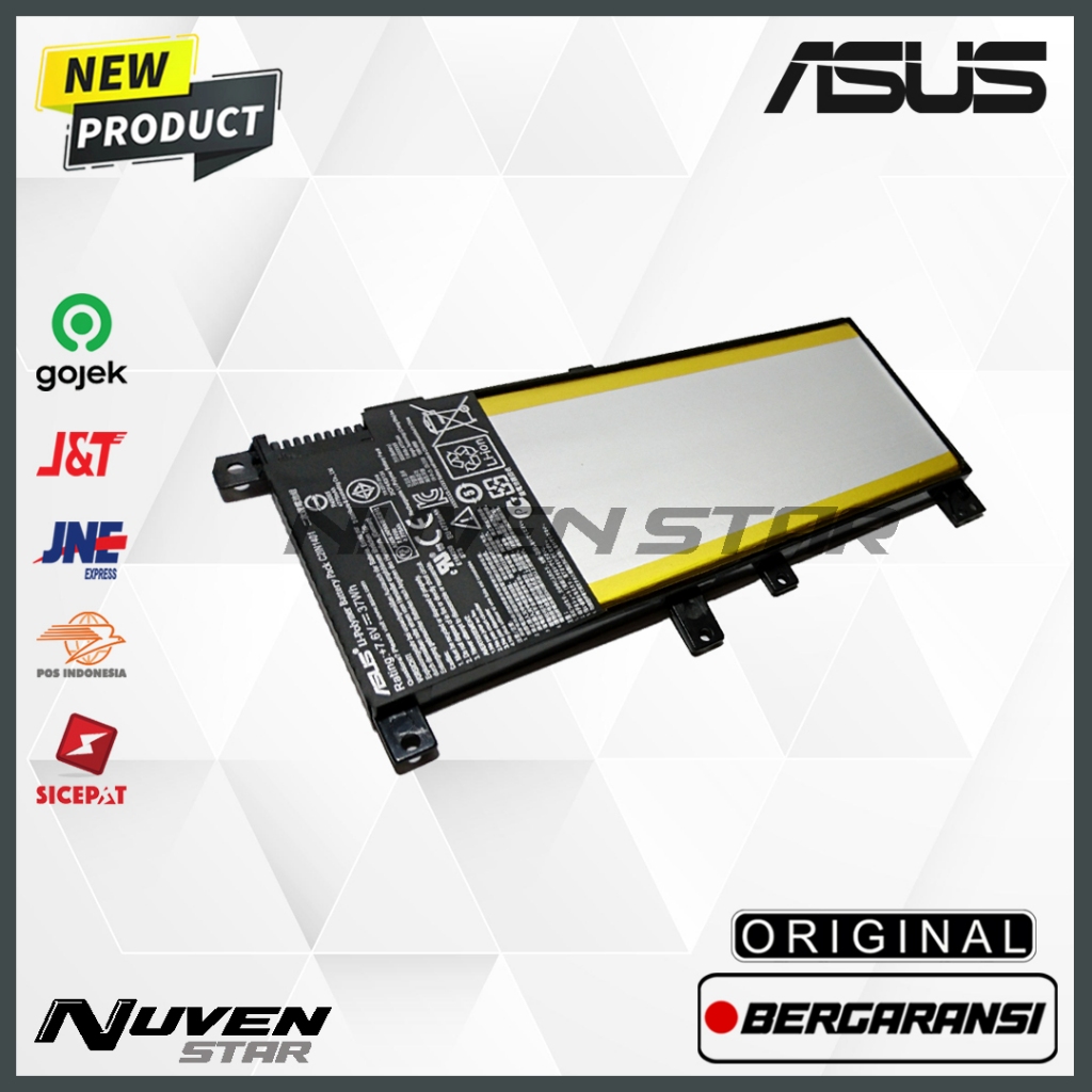Original Baterai Laptop ASUS A455L A455LA A455LD A455LN X454 X454L X454LD X454W X454WA X454Y X454YA 