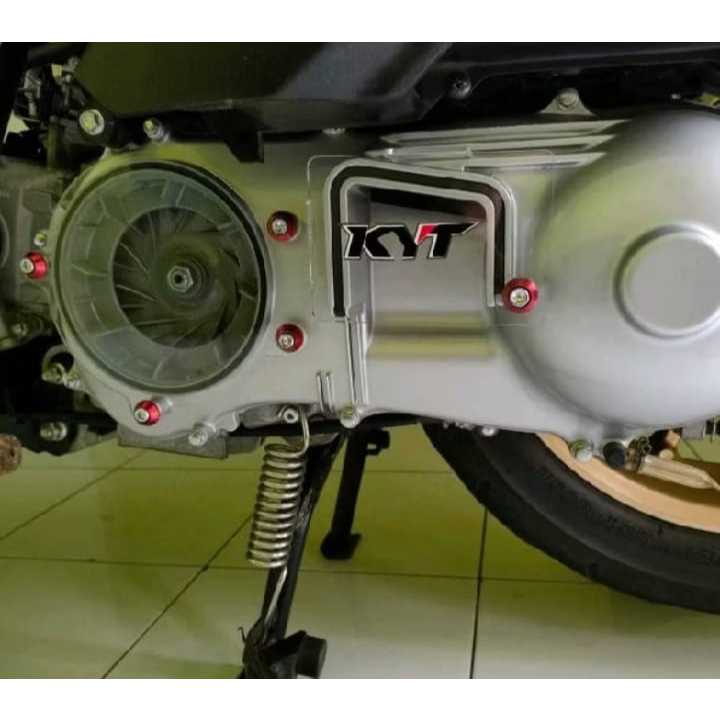 COVER CVT AKRILIK AEROX OLD LEXI BENING TRANSPARAN PLUS BAUT TUTUP CVT AKRILIK AEROX OLD LEXI