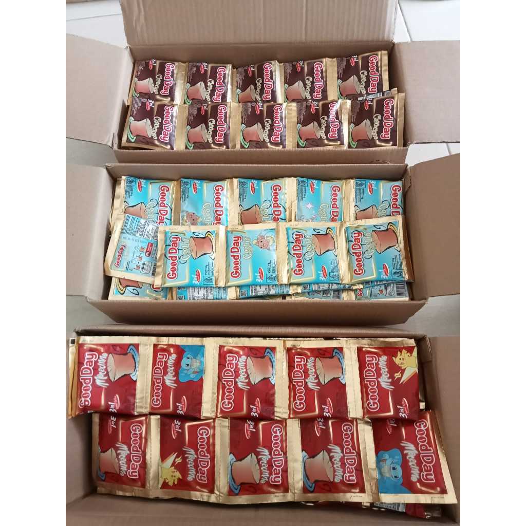 

1 Karton Isi 12 Renteng Good Day Kopi Sachet Renceng 20gr 1 Dus Harga Grosir