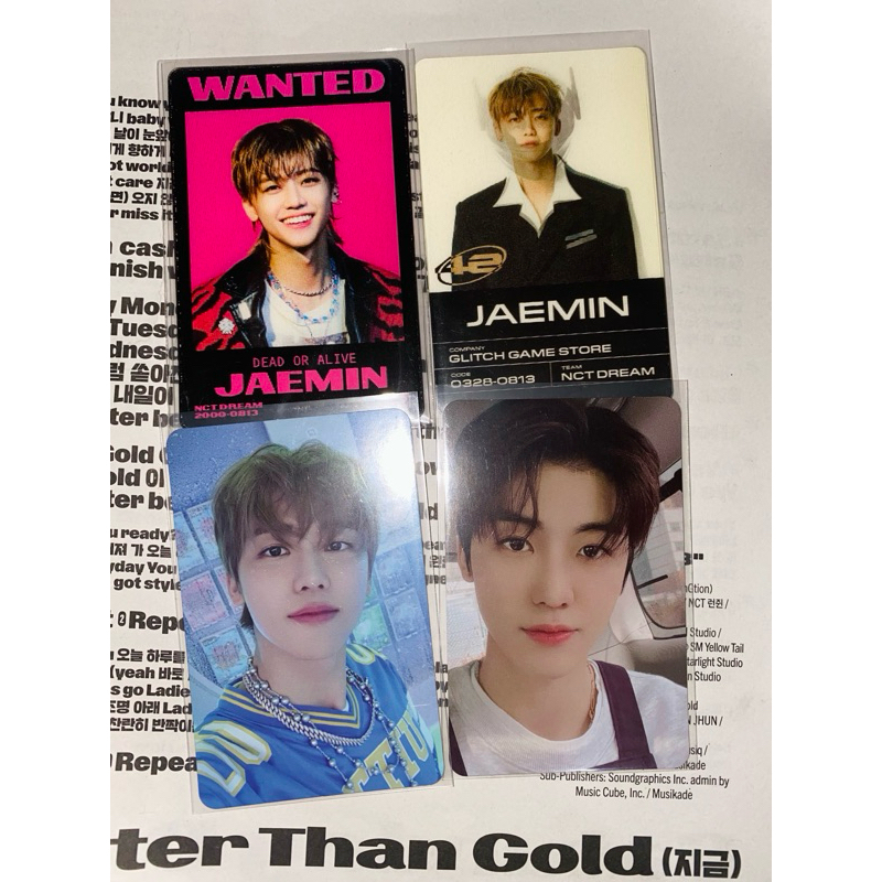 Photocard nct dream pc murah jaemin nana glitch mode lenti starch helm cafe hello future digipack ve