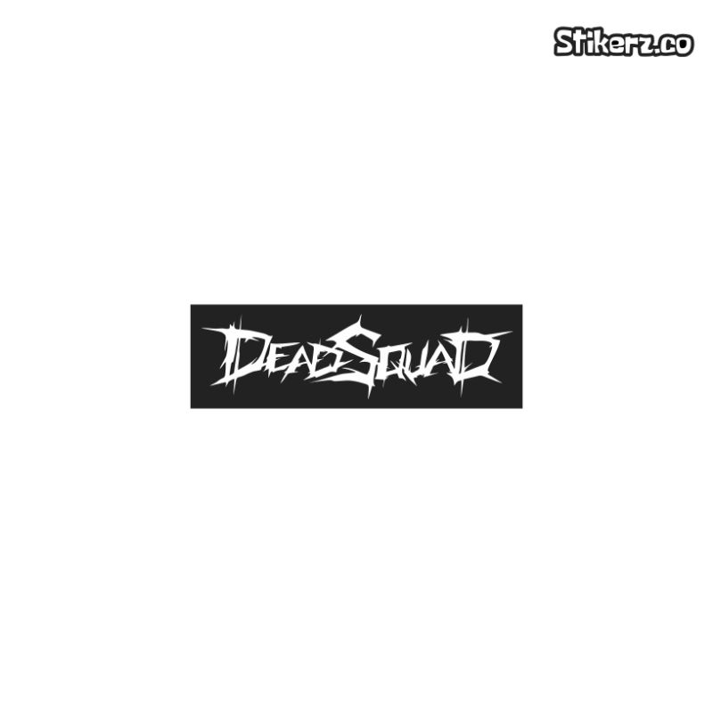 

STIKER BAND DRADSQUAD STIKER BRAND STIKER DISTRO LAPTOP HANDPHONE BOTOL MINUM HELM KOPER