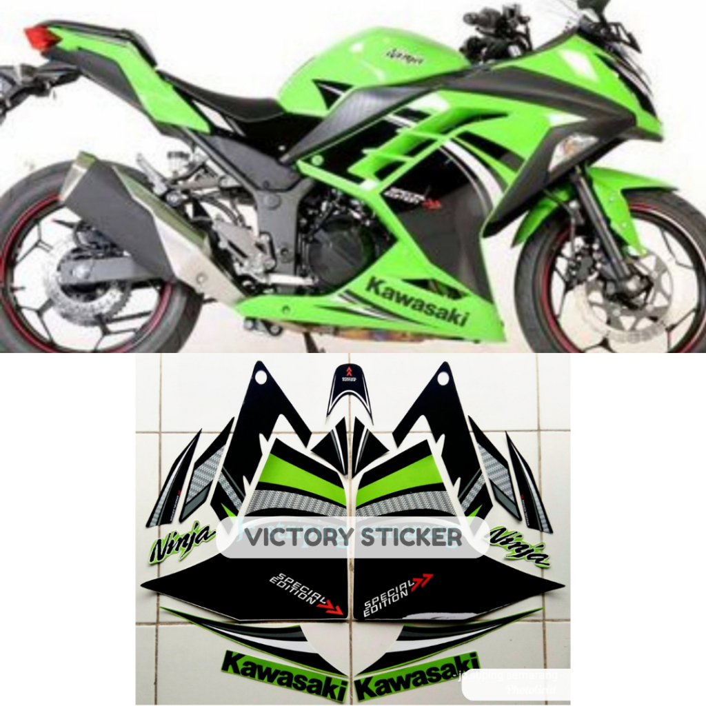 Striping NINJA 250 fi se hijau