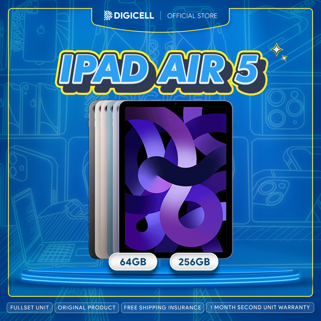 IPAD AIR 5 64GB 256GB INTER IBOX LIKE NEW WIFI ONLY