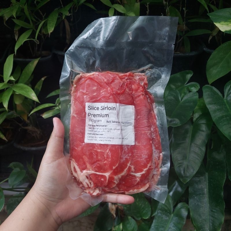

Beefslice Sirloin Non Fat Premium 500 Gram