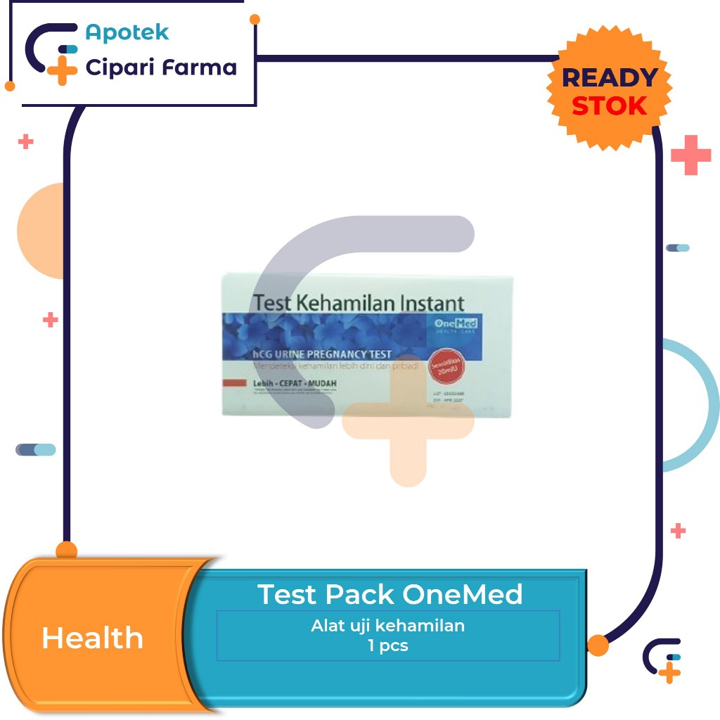 Test Pack Onemed | Alat Test Kehamilan | Uji Tes Hamil 1 Pcs