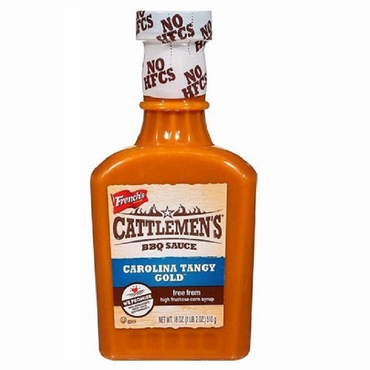 

saus barbeque bbq french's cattlemen's carolina tangy gold 510