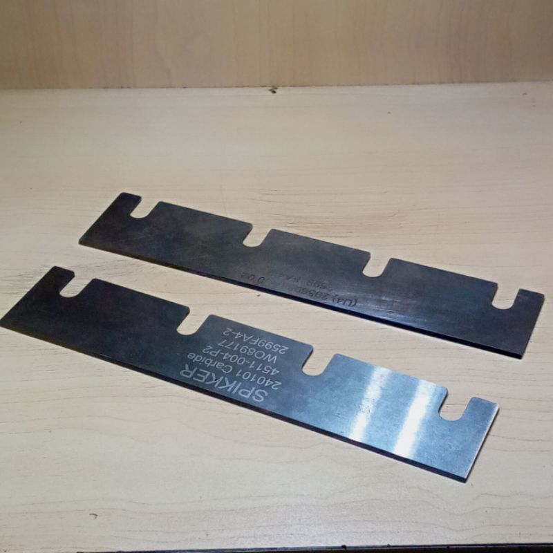 plat carbide 1x25x123 Plat carbide Full Carbide Second Mulus Siap pakai