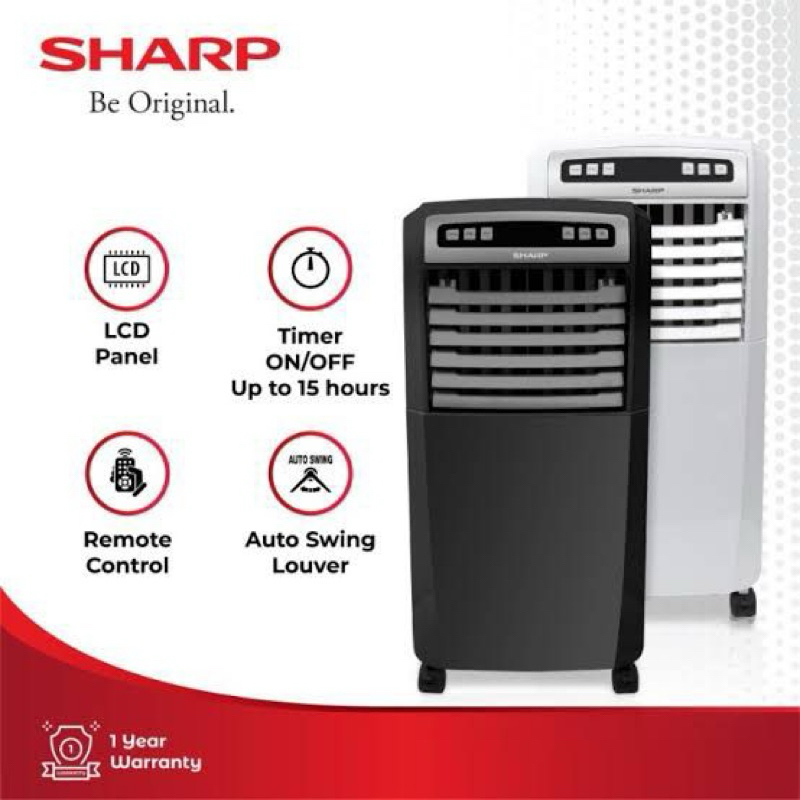 Sharp PJ A55 TY - B Air Cooler PJ A55TY / Air Cooler Penyejuk Udara PJ-A55TY-B (Black/Hitam)