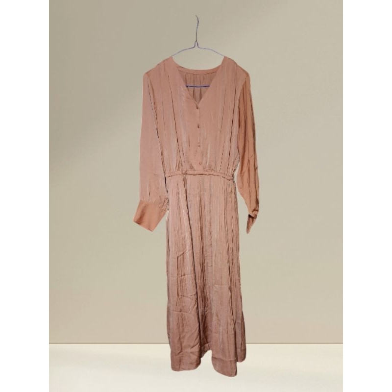 DR50 Long / Midi Dress Terracota Polos All Size