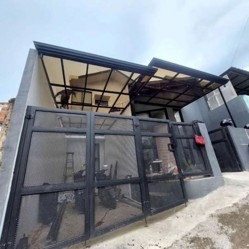 kanopi garasi solarflat 1.2mm besi hollow galvanis