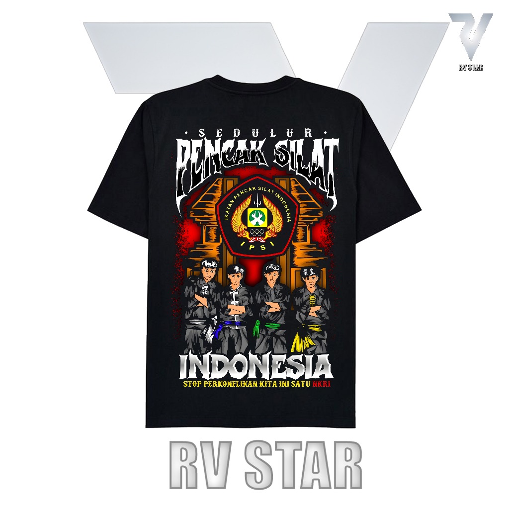 T-Shirt Kaos Unisex Distro CC201 129R   Lengan Pendek Katun 23s-RVStar