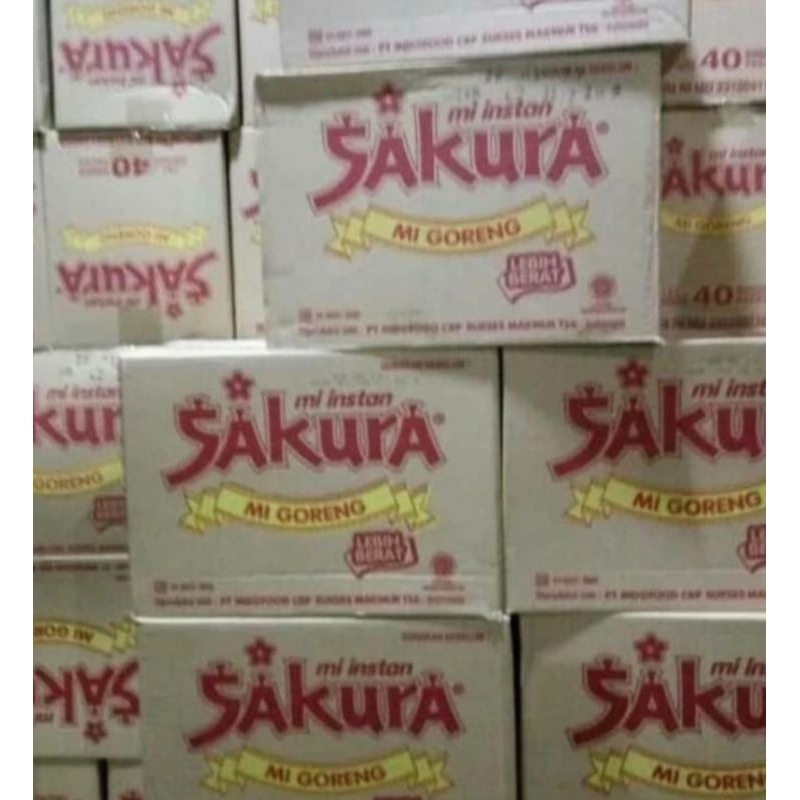 

sakura mie goreng instan / dus