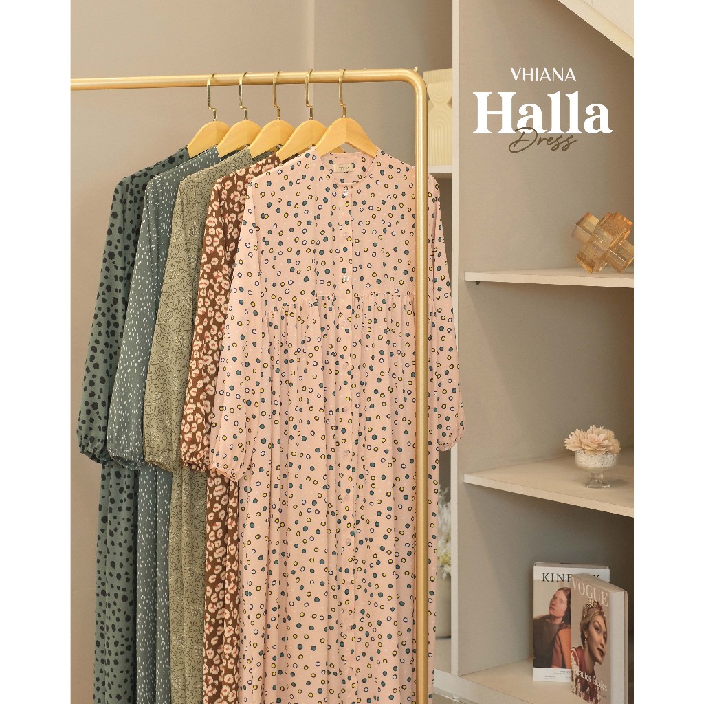 Halla Dress New [Midi Dress] By Vhiana