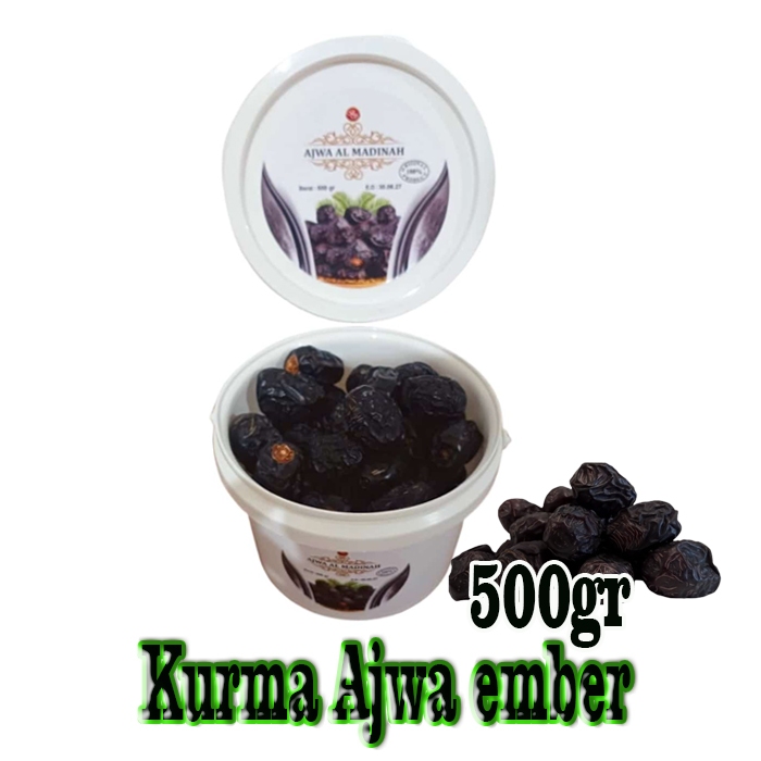 

Kurma Ajwa Ember 500gr Kurma Nabi