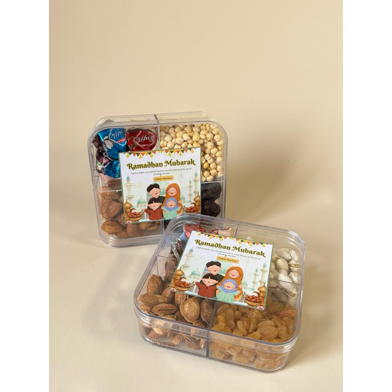 

bakul madinah - paket sekat 4 oleh-oleh kacang cokelat