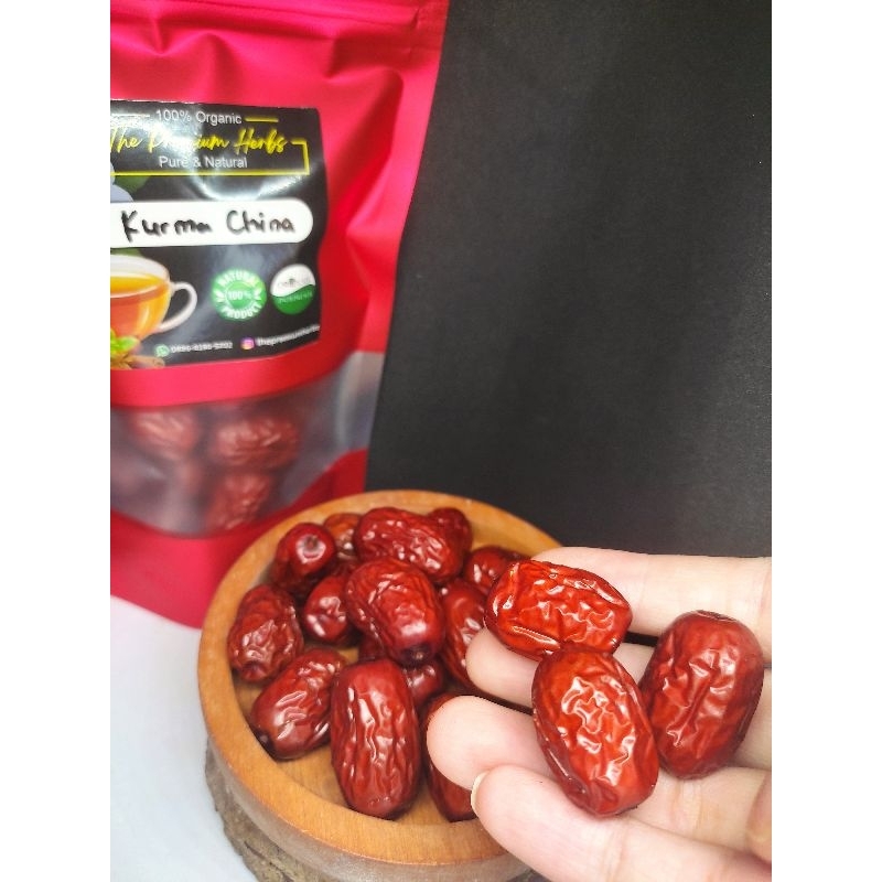 

Premium Angco 100gr / Kurma China merah asli / red dried dates