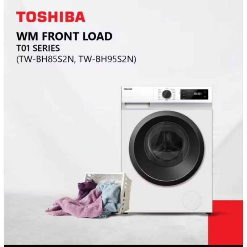 Toshiba WM Front Load T01 Series (TW-BH85S2N, TW-BH95S2N)