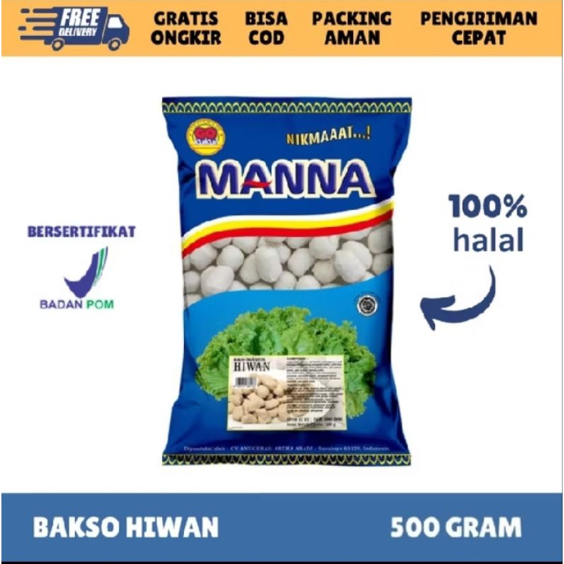 

MANNA BAKSO IKAN HIWAN/KECIL ISI 30-32PCS 500GR
