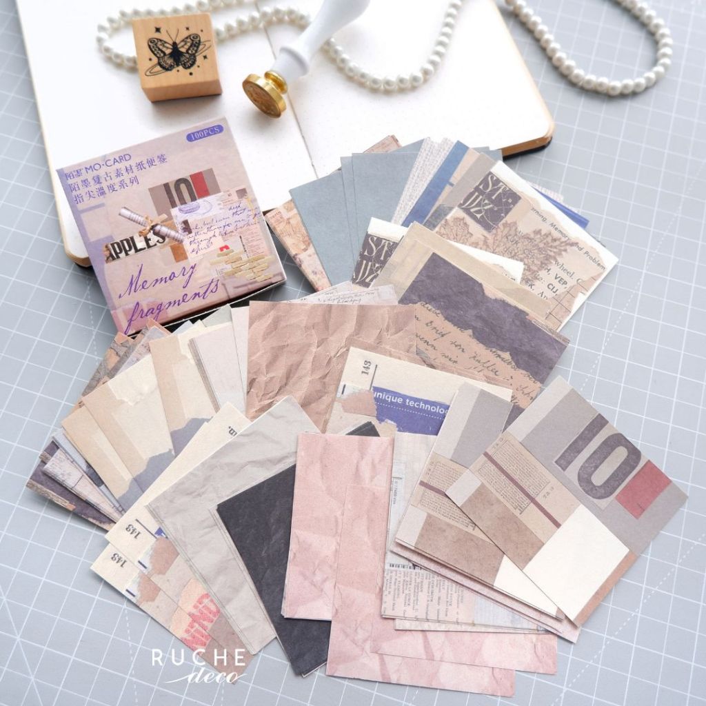 

RUCHE DECO - Deco Paper 5 / VINTAGE DECORATION PAPER / Aesthetics Decor Craft Paper