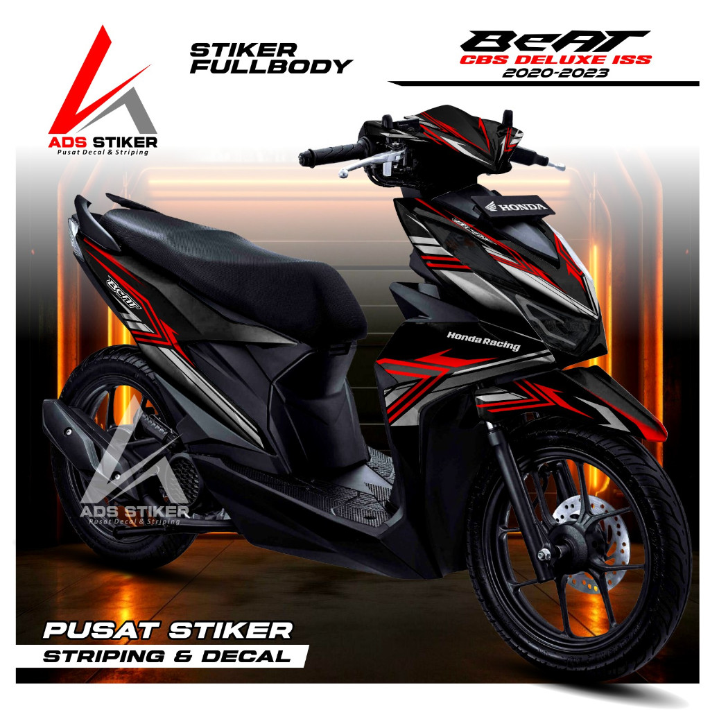 TERBARU - Decal Beat Deluxe 2020 - 2021 -2022 -2023 Full Body - Stiker Beat List 2 Full modifikasi