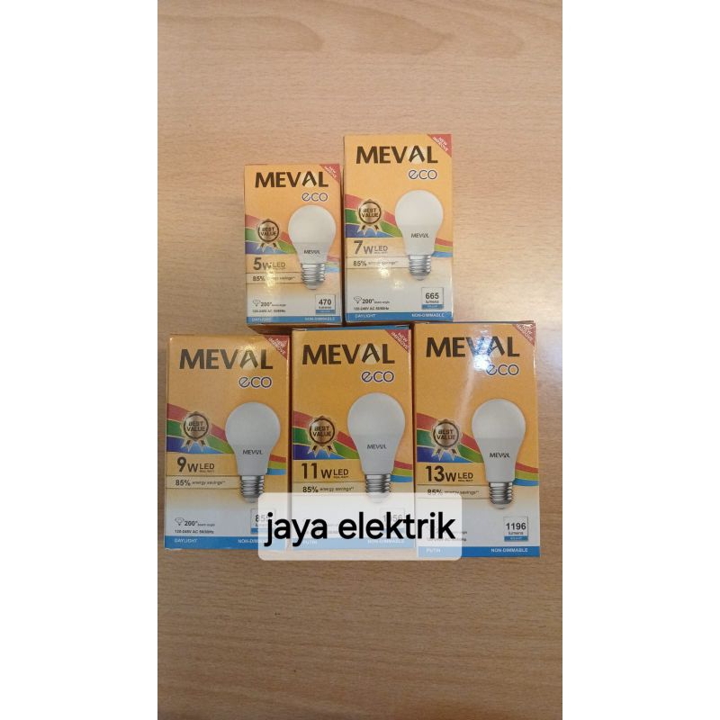 Lampu MEVAL 7watt/ 9watt/ 11watt/13watt