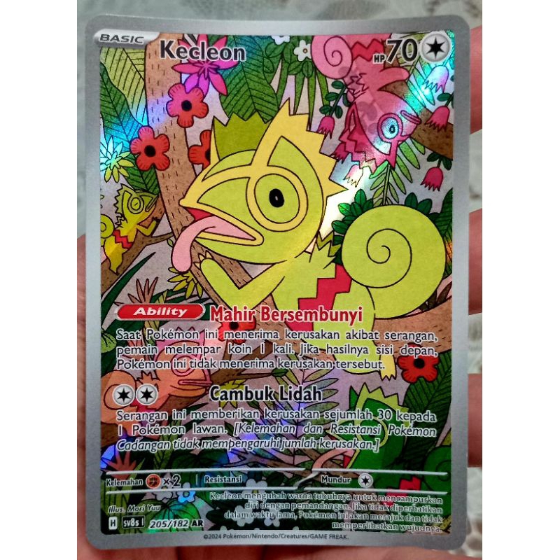 KARTU POKEMON KECLEON AR INDONESIA HOLO